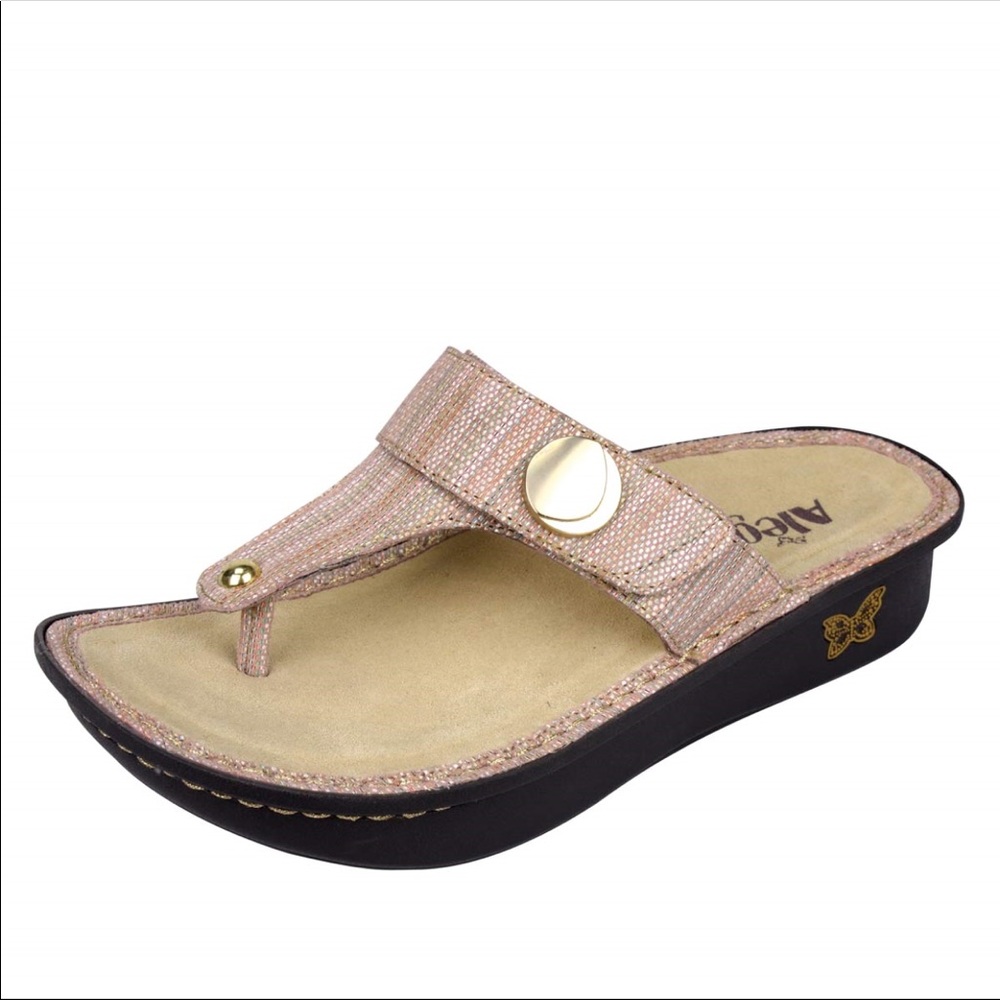 Alegria Carina Naturally leather sandal sz: 38